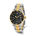 Swiss Crown™ USA Pre-owned Rolex-Independently Certified Steel and 18k Oyster 40mm Submariner Black Dial Watch