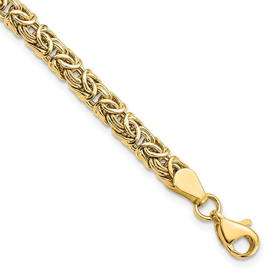 Anyel's 10K Polished Byzantine Bracelet