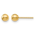 Anyel's 10K Polished Ball Post Earrings