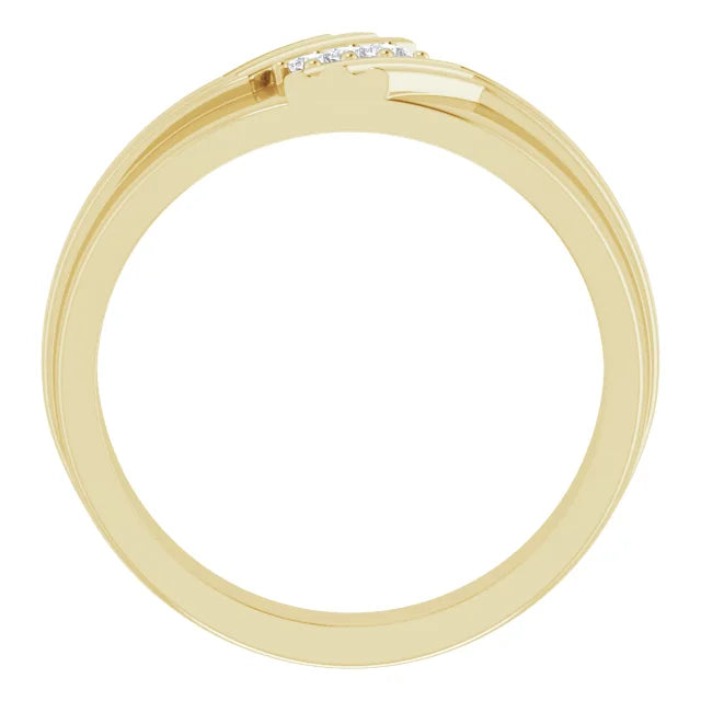10K Yellow Gold 1.75 mm Square Mens Band Mounting