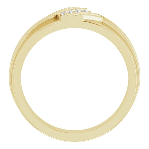 10K Yellow Gold 1.75 mm Square Mens Band Mounting