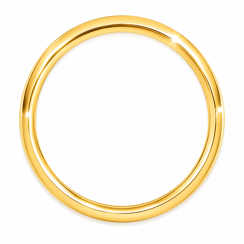 Classic Yellow Gold Wedding Band – 2 mm