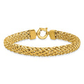 Herco 14K Polished 8mm Popcorn Mesh Bracelet