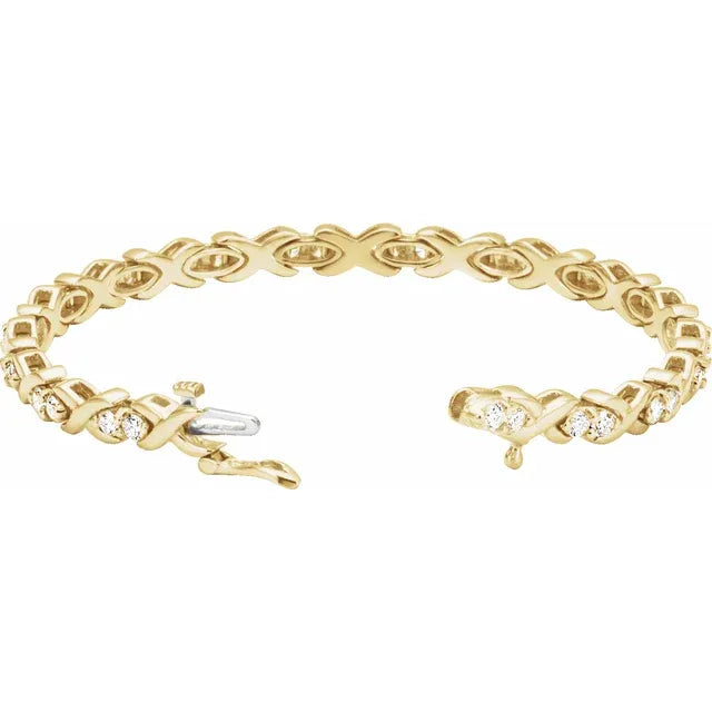 14K Yellow Gold 2.4 mm Round Full-Cut VS F+ Lab-Grown Diamond