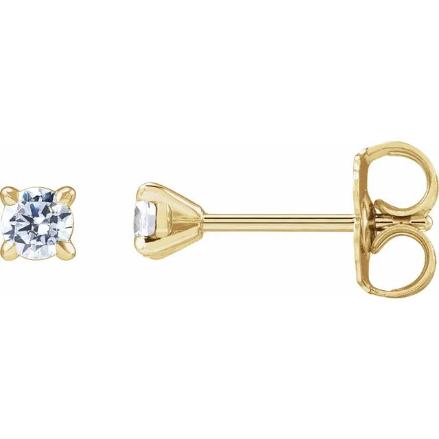 14K Yellow Gold Lab-Grown Diamond Cocktail-Style Stud Earrings