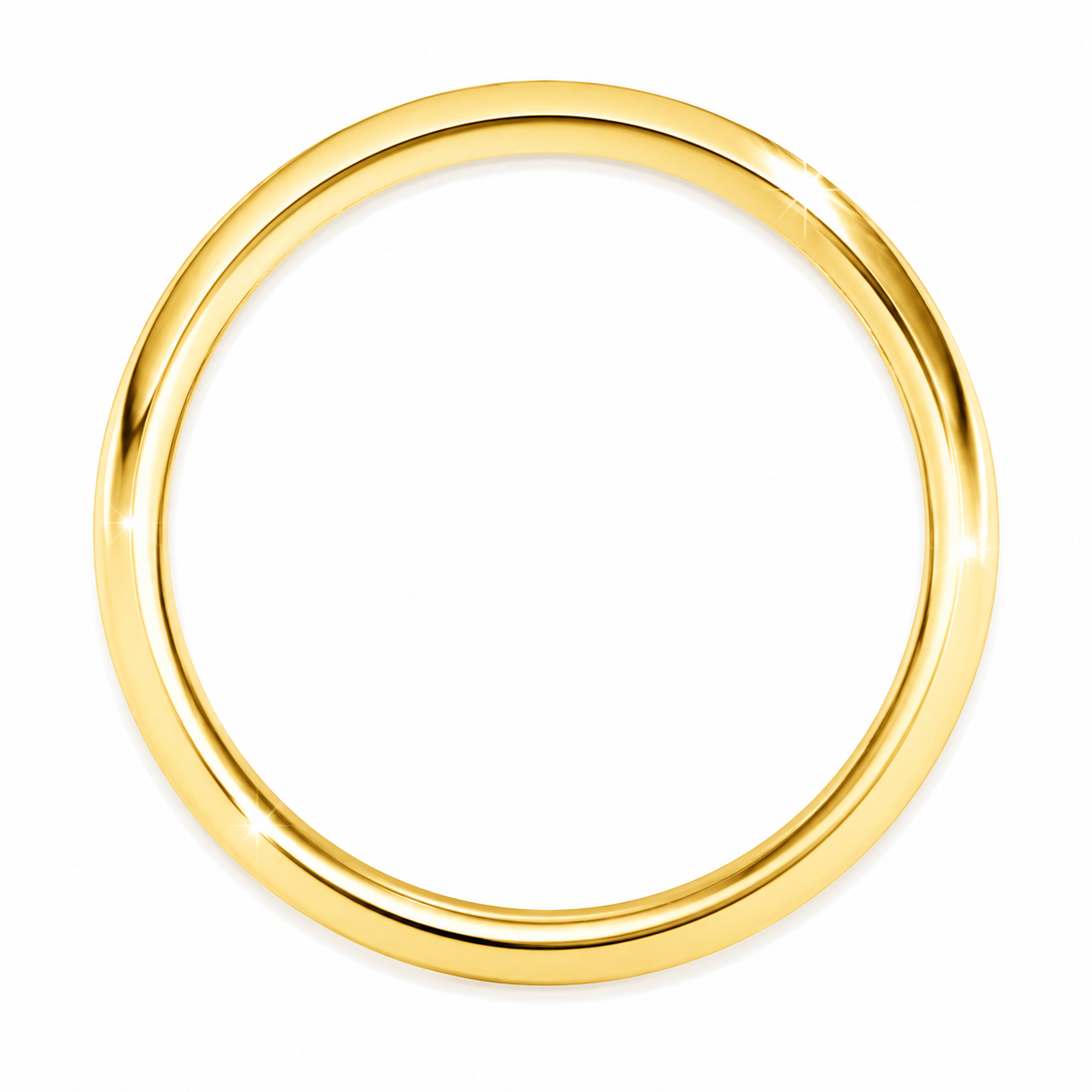 Classic Yellow Gold Wedding Band – 4 mm