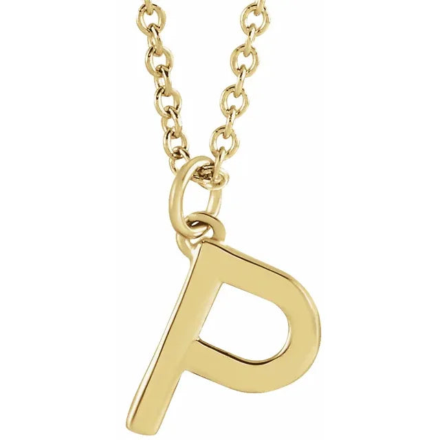 14K Yellow Gold Dangle 18" Necklace
