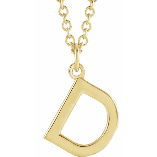 14K Yellow Gold Dangle 18" Necklace