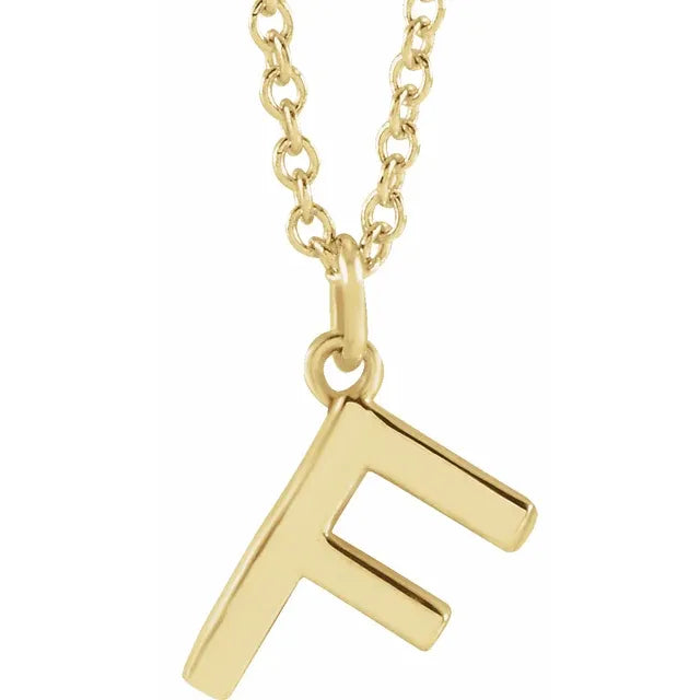 14K Yellow Gold Dangle 18" Necklace