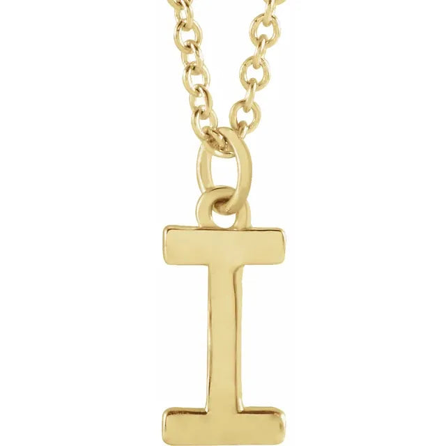 14K Yellow Gold Dangle 18" Necklace