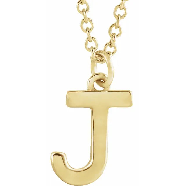 14K Yellow Gold Dangle 18" Necklace