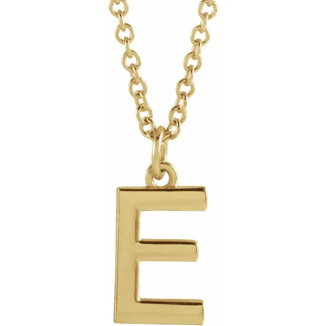 14K Yellow Gold Dangle 18" Necklace