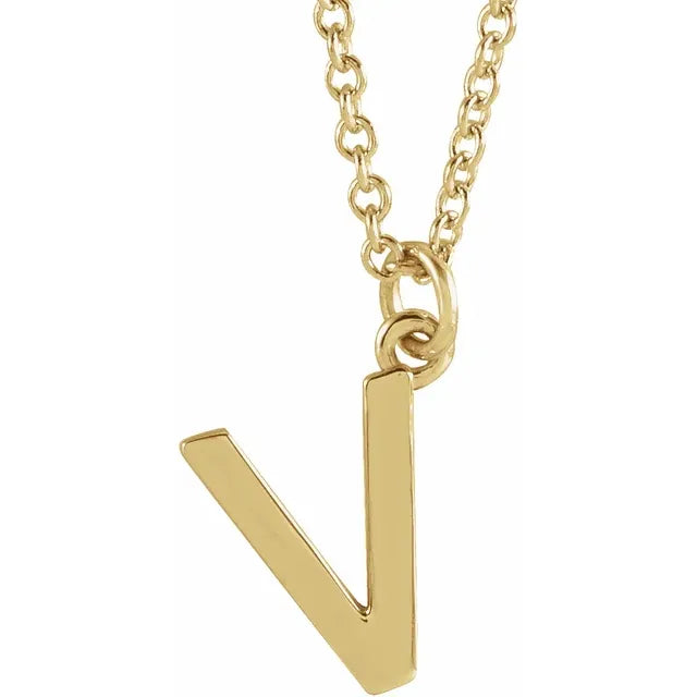 14K Yellow Gold Dangle 18" Necklace