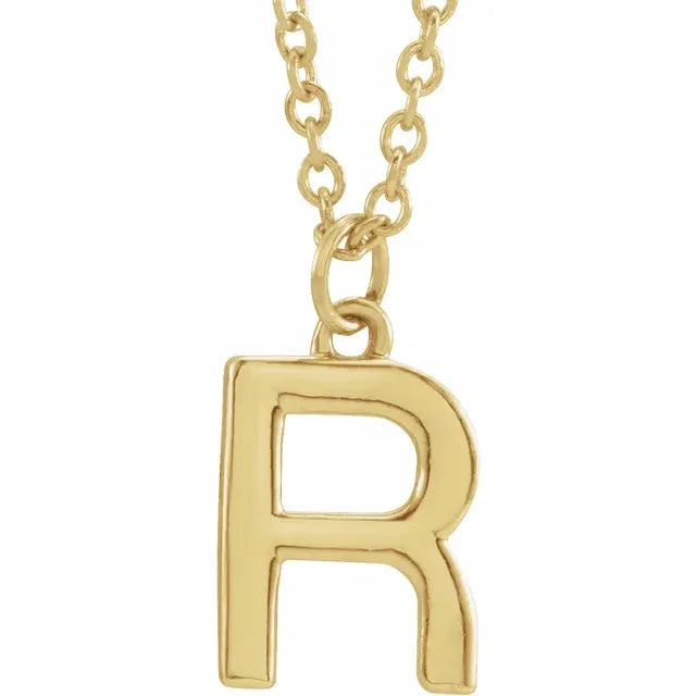 14K Yellow Gold Dangle 18" Necklace
