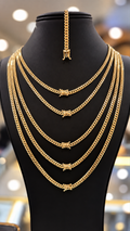 Cadena Cuban Link de Oro 10K – 4mm