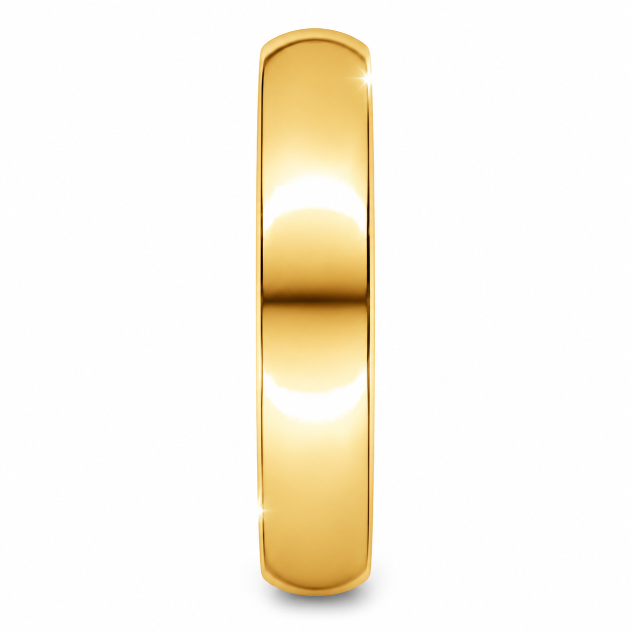 Classic Yellow Gold Wedding Band – 4 mm