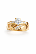 Anillo Elegancia Entrelazada en Oro 14K
