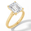 14K Yellow Gold Lab-Grown Diamond Engagement Ring