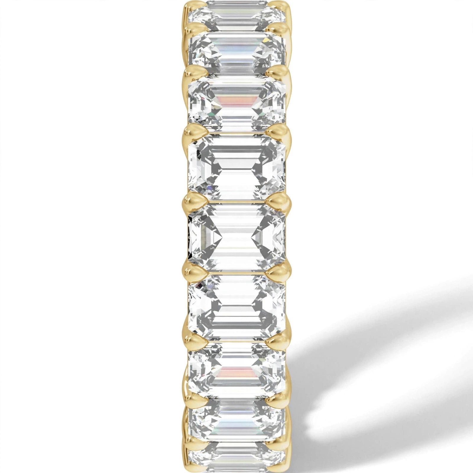 14K Yellow Gold 6 1/3 CTW Lab-Grown Diamond Low Profile Eternity Band