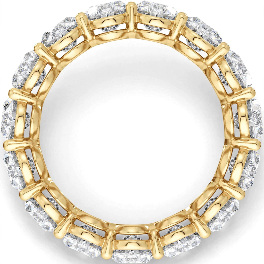 14K Yellow Gold 10 1/6 CTW Lab-Grown Diamond Low Profile Eternity Band