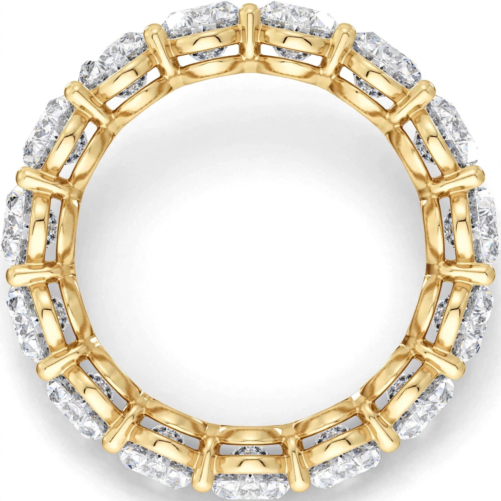 14K Yellow Gold 10 1/6 CTW Lab-Grown Diamond Low Profile Eternity Band
