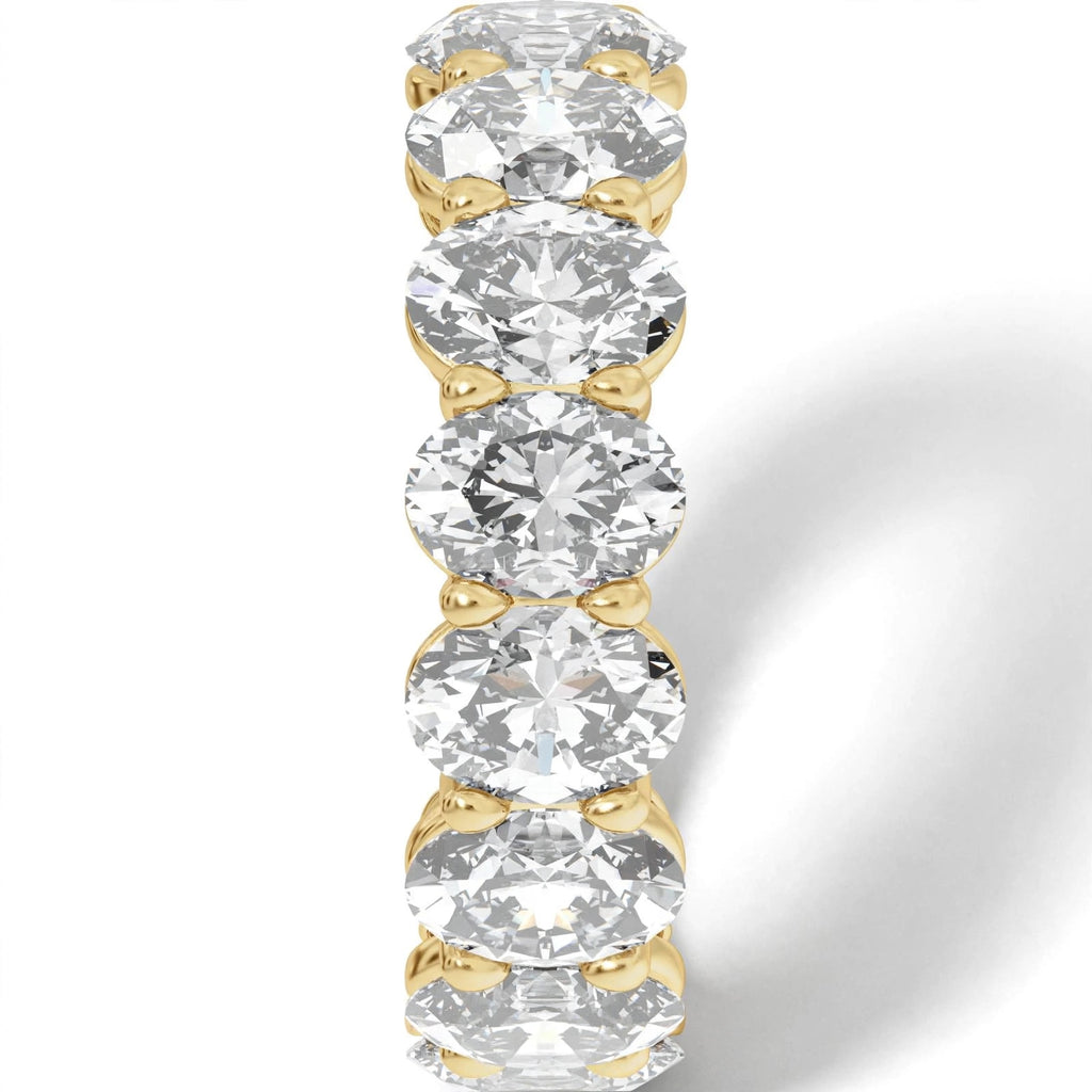 14K Yellow Gold 10 1/6 CTW Lab-Grown Diamond Low Profile Eternity Band