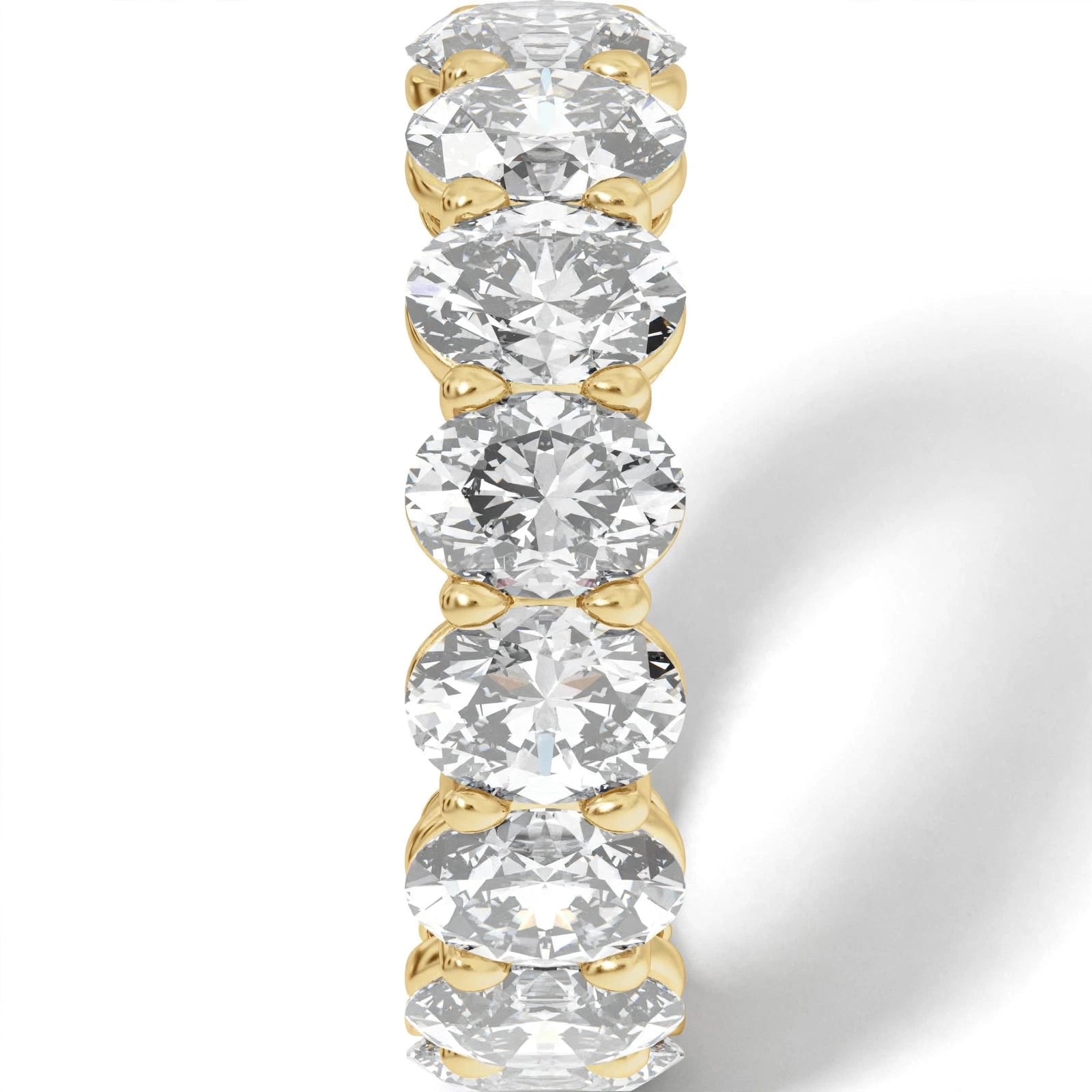 14K Yellow Gold 10 1/6 CTW Lab-Grown Diamond Low Profile Eternity Band