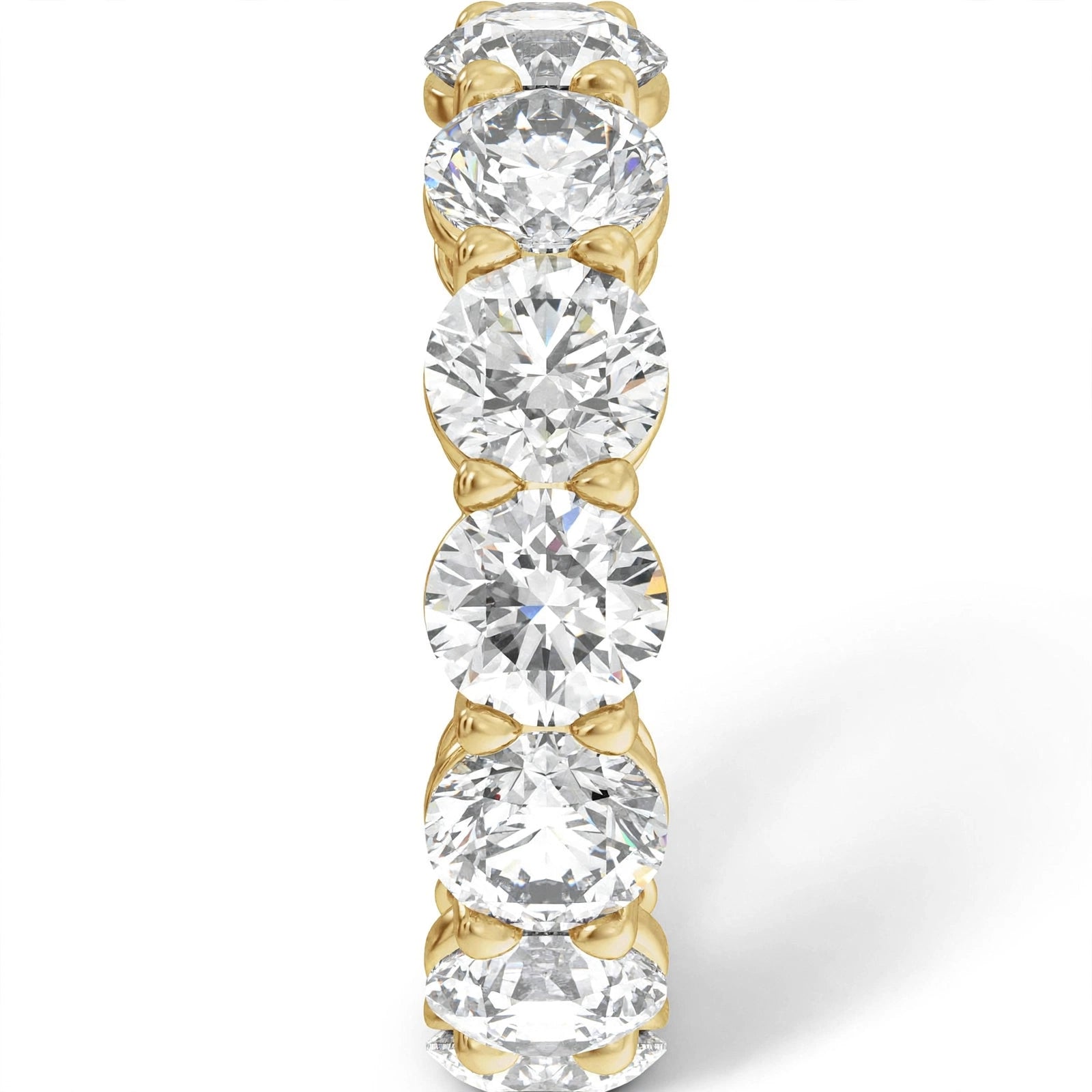 14K Yellow Gold 8 3/4 CTW Lab-Grown Diamond Low Profile Eternity Band