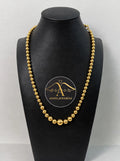 Anyel 14K Polished Graduated Beaded 17.25 Inch Necklace