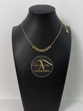 Anyel's 14K Polished Circles 16 Inch Necklace with 2 Inch extender