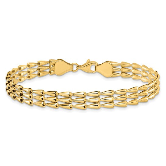 Anyel's 14k Polished Fancy Link Bracelet