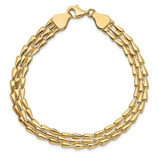 Anyel's 14k Polished Fancy Link Bracelet
