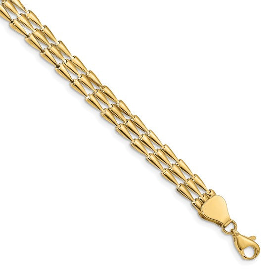 Anyel's 14k Polished Fancy Link Bracelet
