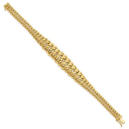 Princess 14K Fancy Link Bracelet