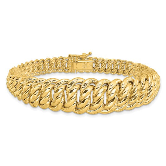 Princess 14K Fancy Link Bracelet