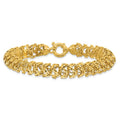 Anyel's 14K Polished Woven Link Bracelet