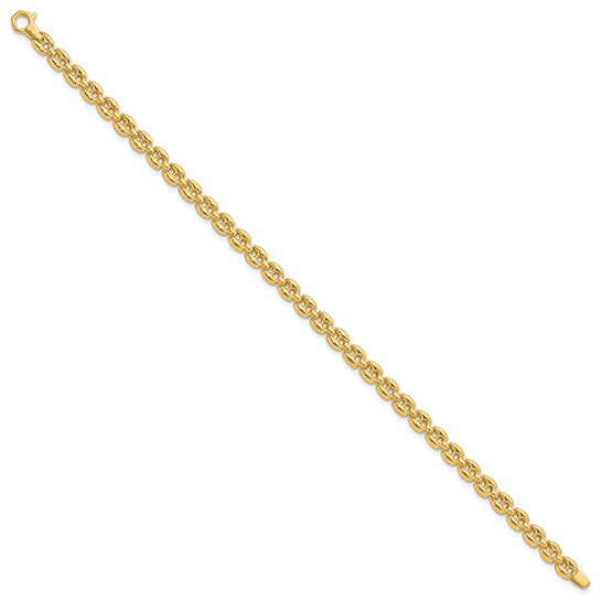 Anyel's 14K Polished Fancy Link 7.5 inch Bracelet