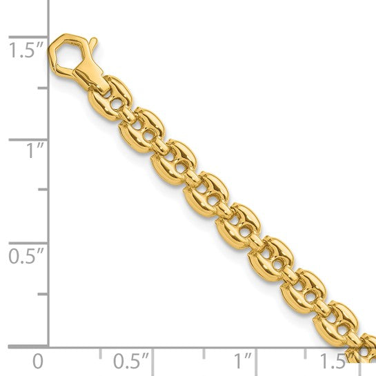 Anyel's 14K Polished Fancy Link 7.5 inch Bracelet