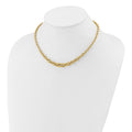 Anyel's 14K Polished Fancy Graduated Circle Link Necklace