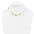 Anyel's 14K Polished Circles 16 Inch Necklace with 2 Inch extender