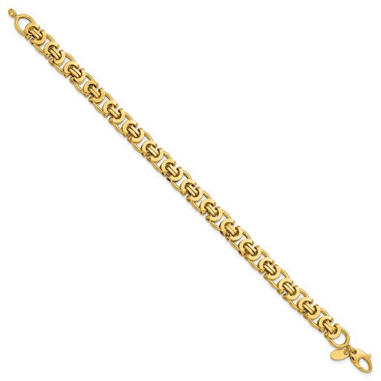 Anyel's 14K Polished 4.5mm Fancy Link 7.75 inch Bracelet