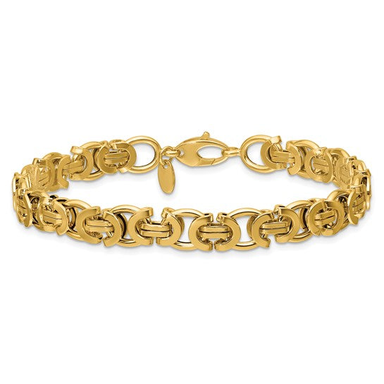Anyel's 14K Polished 4.5mm Fancy Link 7.75 inch Bracelet