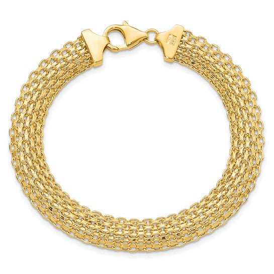 Leslie's 14K Polished Bracelet