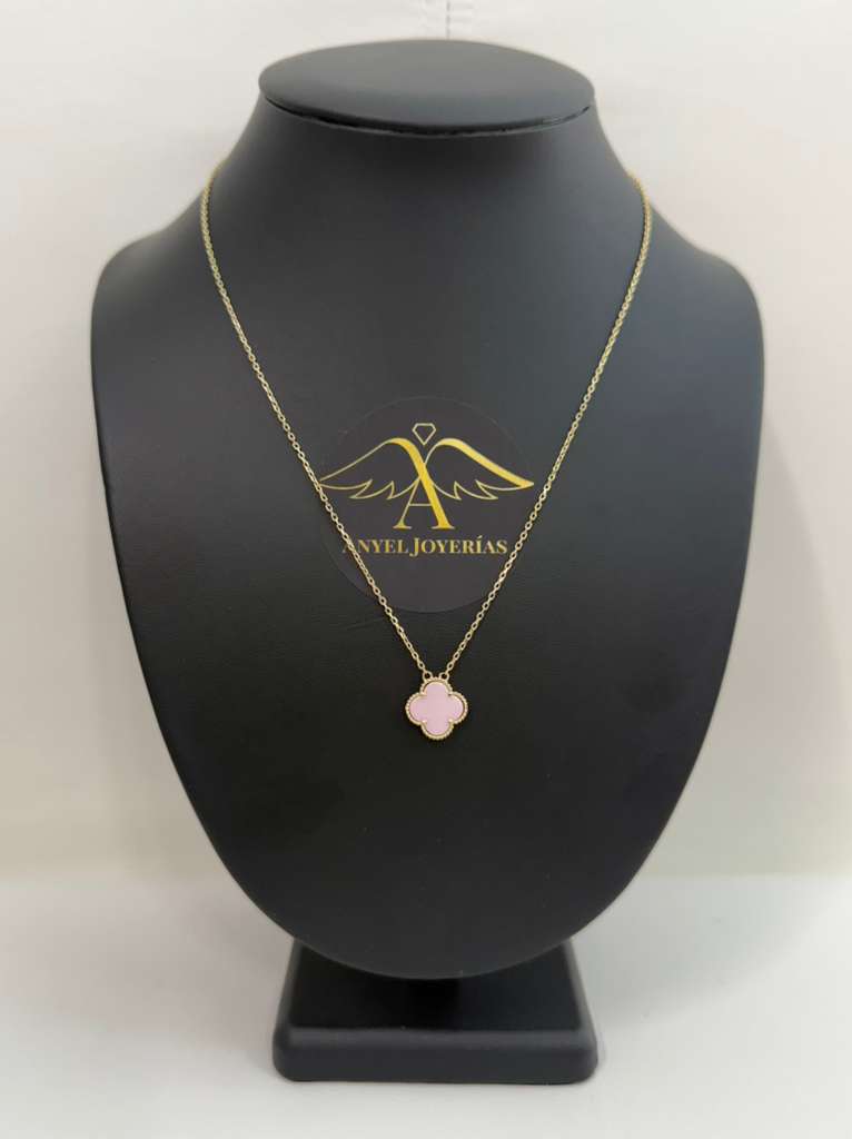 Cadena estilo Clover 10k (rosa)