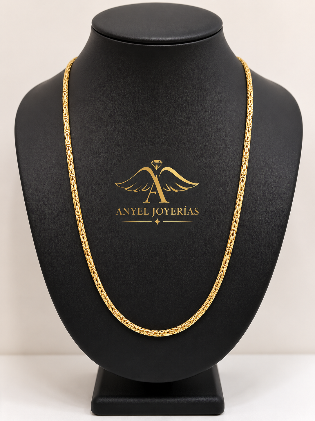 Herco 14K Polished 2.5mm Solid Byzantine 20 Inch Chain