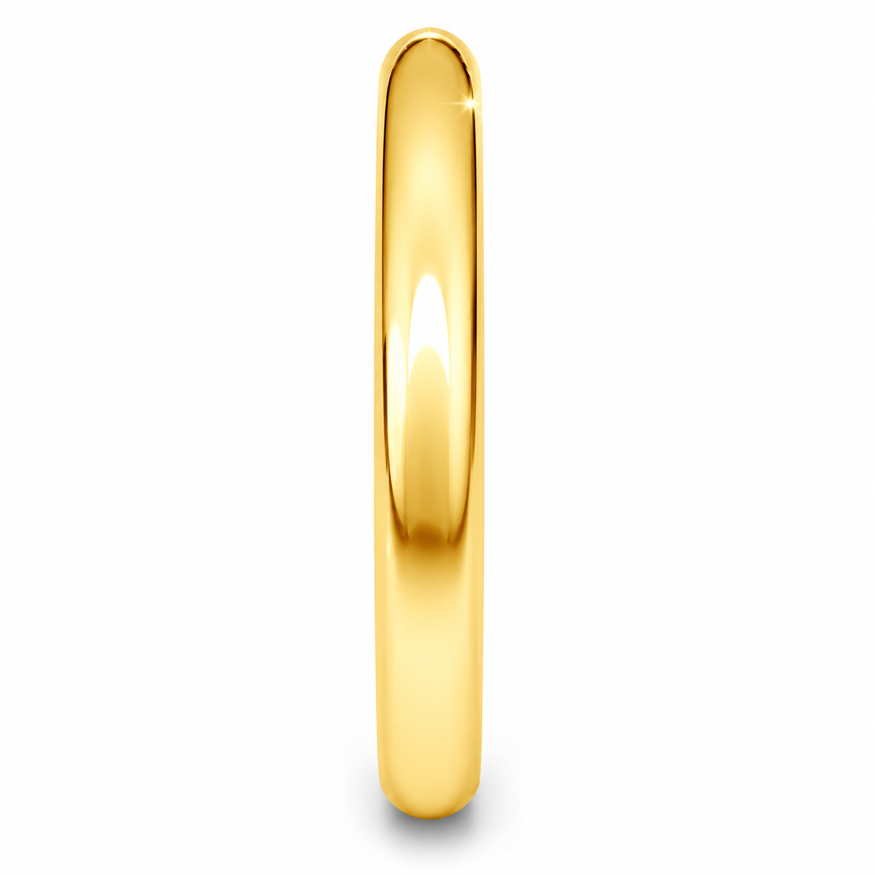 Classic Yellow Gold Wedding Band – 2 mm