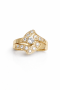 Aura Dorada – Anillo en Oro 14K
