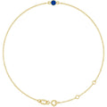 14K Yellow Gold Lab-Grown 6 1/2-7 1/2" Bracelet