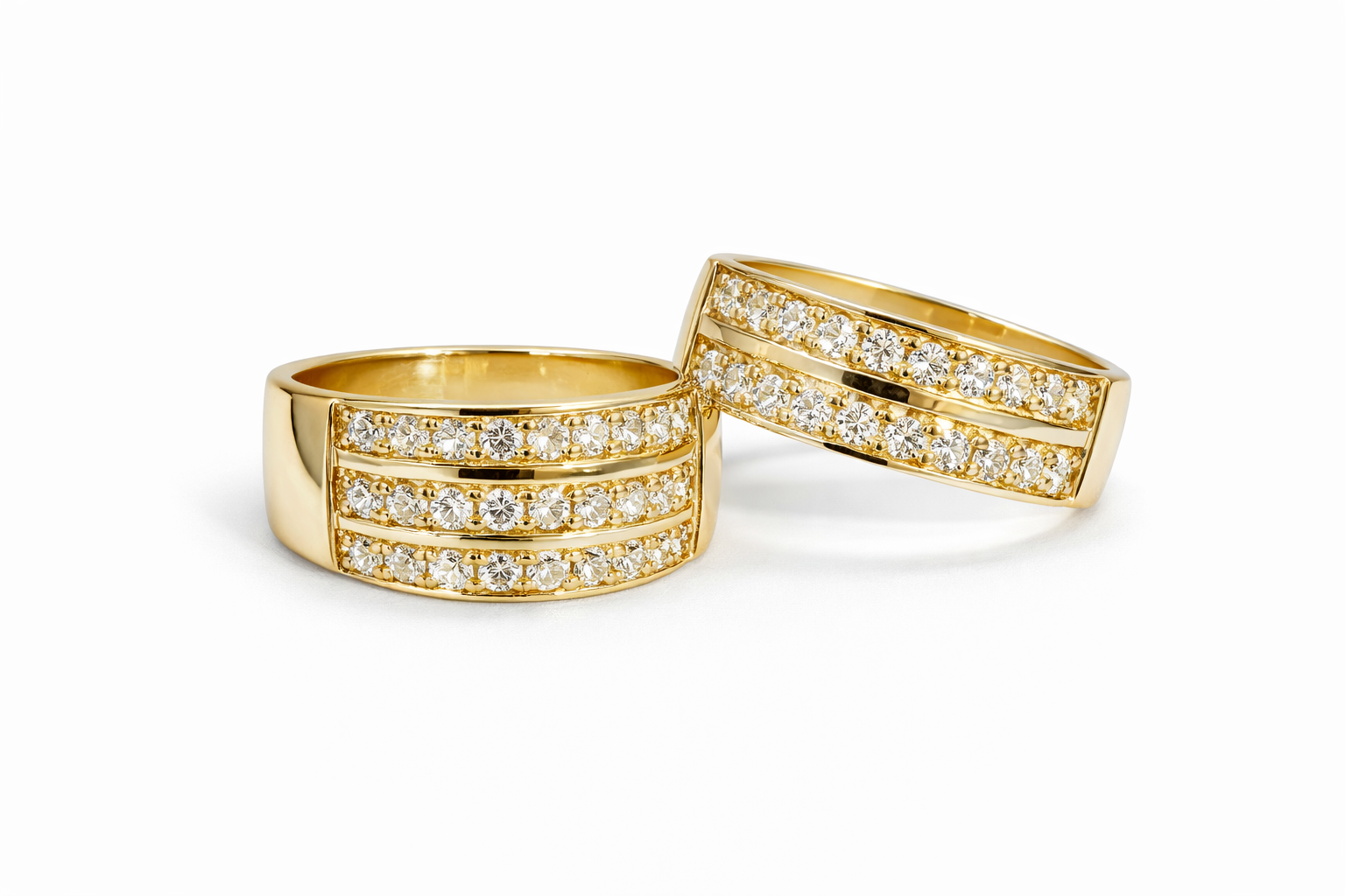 Anillo Oro 14K “Imperio Brillante”